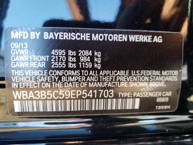 WBA3B5C59EP541703 - 2014 BMW 328 XI SUL BLACK photo 10