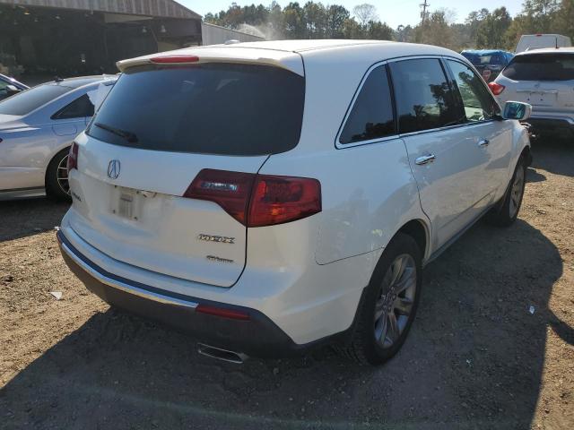 2HNYD2H79BH503412 - 2011 ACURA MDX ADVANC WHITE photo 4