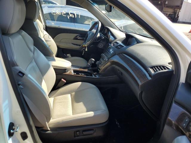 2HNYD2H79BH503412 - 2011 ACURA MDX ADVANC WHITE photo 5
