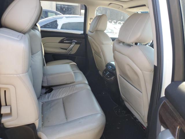 2HNYD2H79BH503412 - 2011 ACURA MDX ADVANC WHITE photo 6