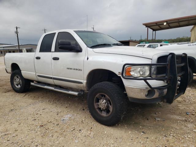 3D7KS28CX5G842771 - 2005 DODGE RAM 2500 S WHITE photo 1