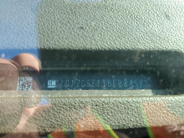 1G1ZC5E19BF284573 - 2011 CHEVROLET MALIBU 1LT კრემისფერი ფოტო 10