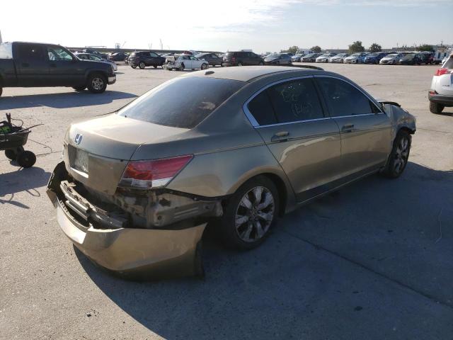 1HGCP26848A083750 - 2008 HONDA ACCORD EXL GOLD photo 4