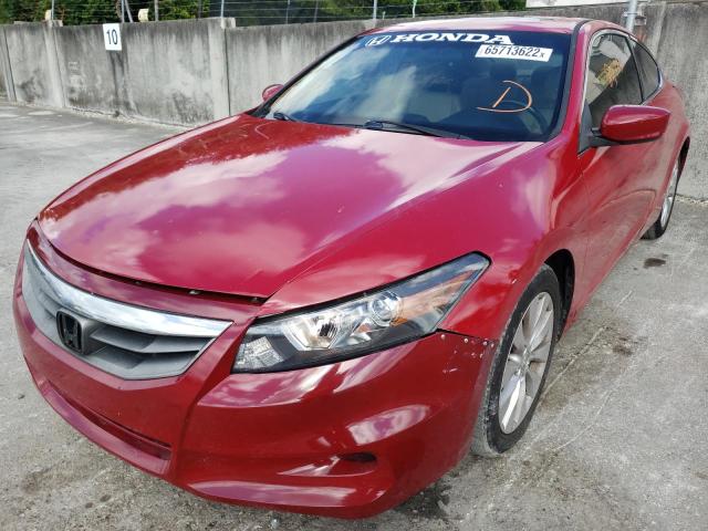 1HGCS2B8XBA006778 - 2011 HONDA ACCORD EXL RED photo 2