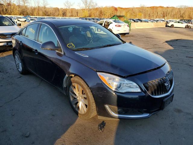2G4GL5EX4G9123689 - 2016 BUICK REGAL BLUE photo 1