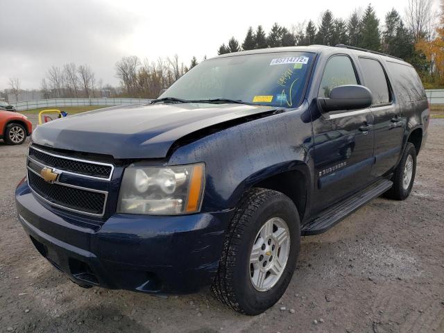 1GNFK16367J299808 - 2007 CHEVROLET SUBURBAN K BLUE photo 2