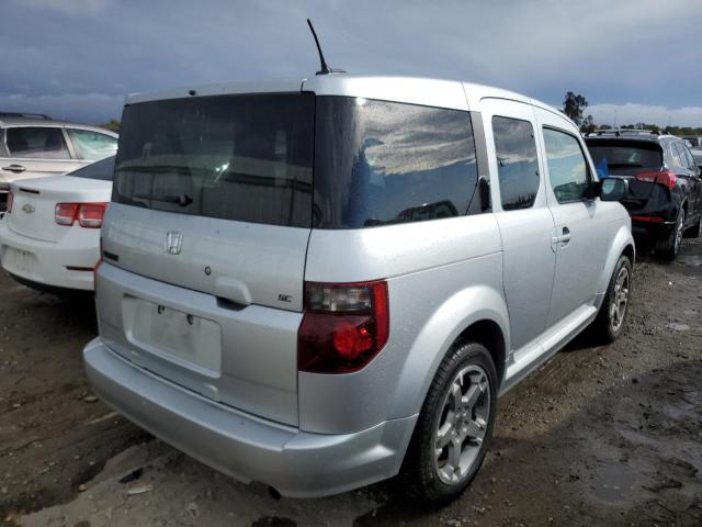 5J6YH18937L005278 - 2007 HONDA ELEMENT SC SILVER photo 4