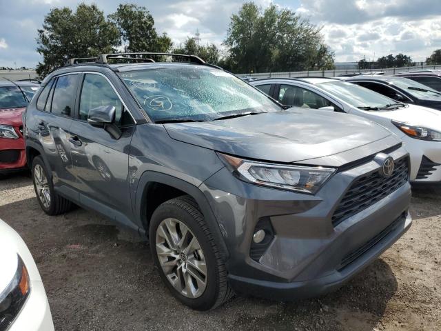 2T3C1RFV6MC110037 - 2021 TOYOTA RAV4 XLE P GRAY photo 1