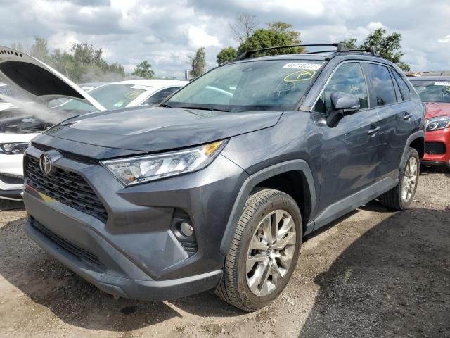 2T3C1RFV6MC110037 - 2021 TOYOTA RAV4 XLE P GRAY photo 2