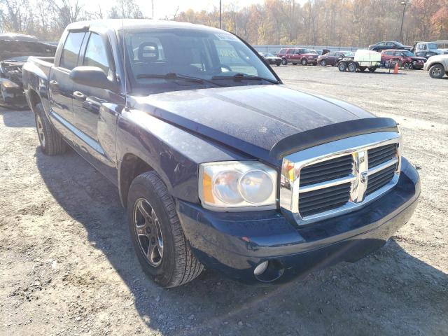 1D7HW48P47S150109 - 2007 DODGE DAKOTA QUA BLUE photo 1