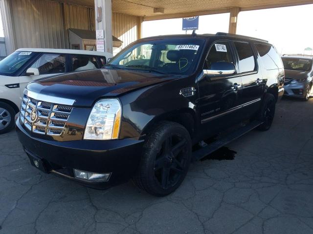 1GYUKJEF3AR195775 - 2010 CADILLAC ESCALADE E BLACK photo 2