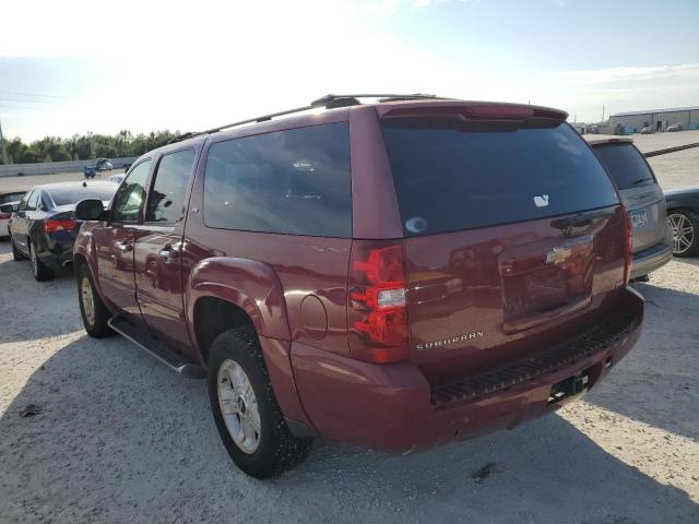 3GNFC16067G230881 - 2007 CHEVROLET SUBURBAN C RED photo 2