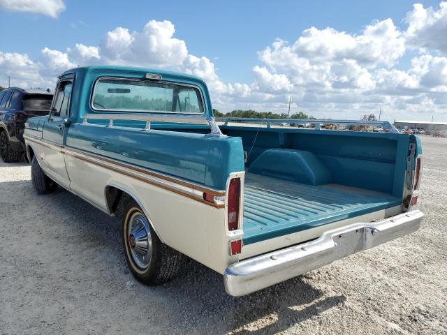 F10YLH96720 - 1970 FORD F 100 TURQUOISE photo 2