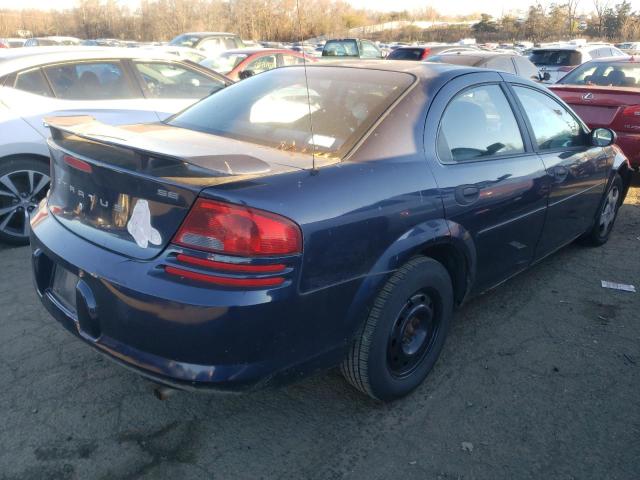 1B3EL36X24N146932 - 2004 DODGE STRATUS SE BLUE photo 4