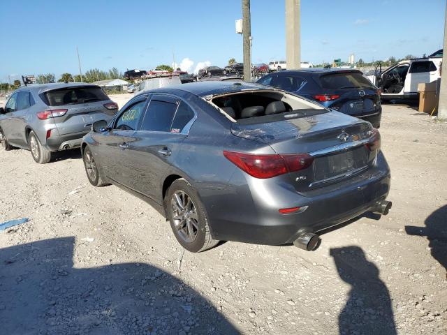 JN1EV7AR1HM837828 - 2017 INFINITI Q50 PREMIU GRAY photo 3