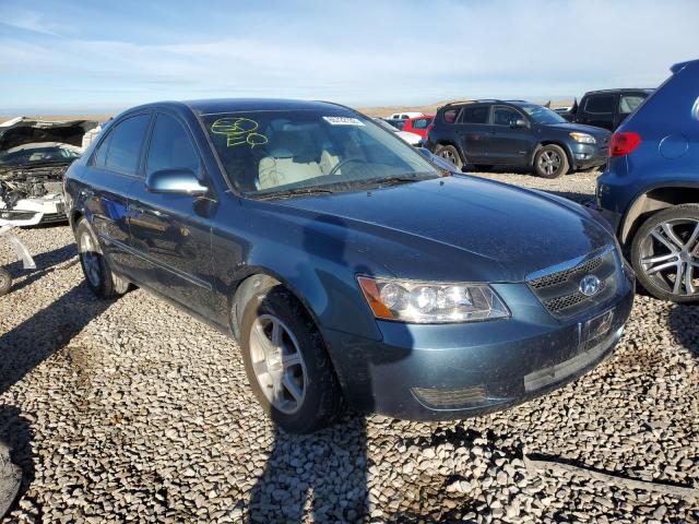 KMHET46C46A080973 - 2006 HYUNDAI SONATA GL BLUE photo 1