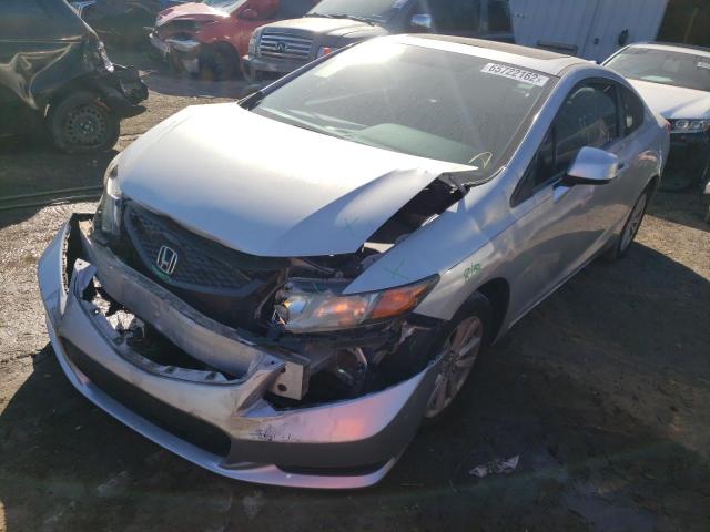 2HGFG3B11CH541198 - 2012 HONDA CIVIC EXL Srebrny zdjęcie 2