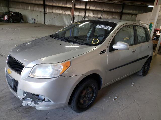 KL1TD66E29B612099 - 2009 CHEVROLET AVEO LS 银色 照片 2