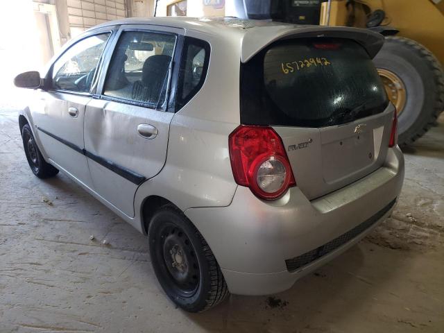 KL1TD66E29B612099 - 2009 CHEVROLET AVEO LS 银色 照片 3