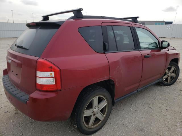 1J8FT47W77D205636 - 2007 JEEP COMPASS RED photo 4