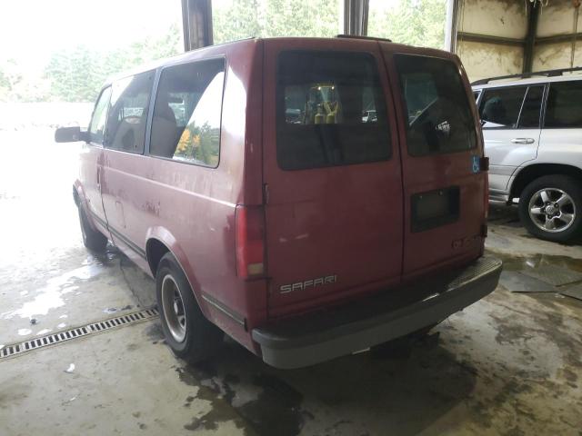 1GKDM19W7SB531467 - 1995 GMC SAFARI XT BURGUNDY photo 3