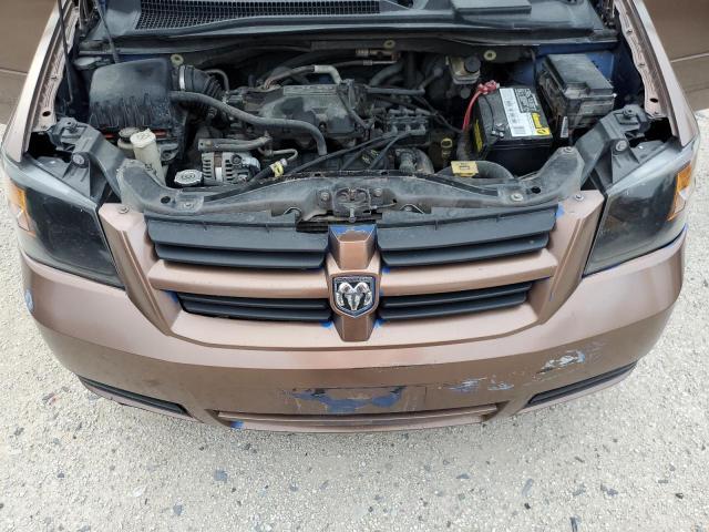 2D8HN44H88R771885 - 2008 DODGE CARAVAN BROWN photo 7