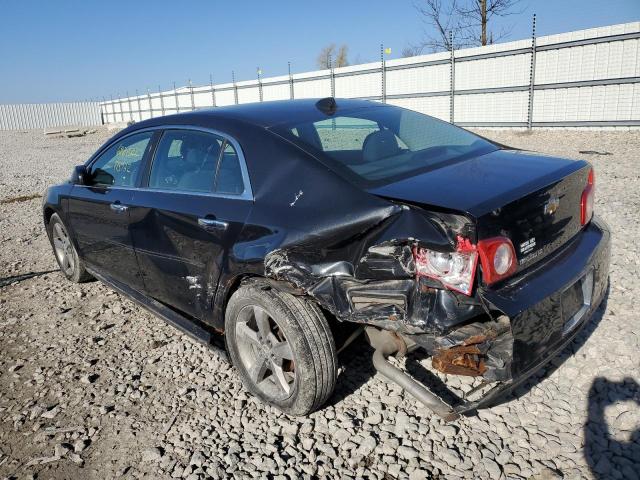 1G1ZC5E00CF144680 - 2012 CHEVROLET MALIBU 1LT შავი ფოტო 3