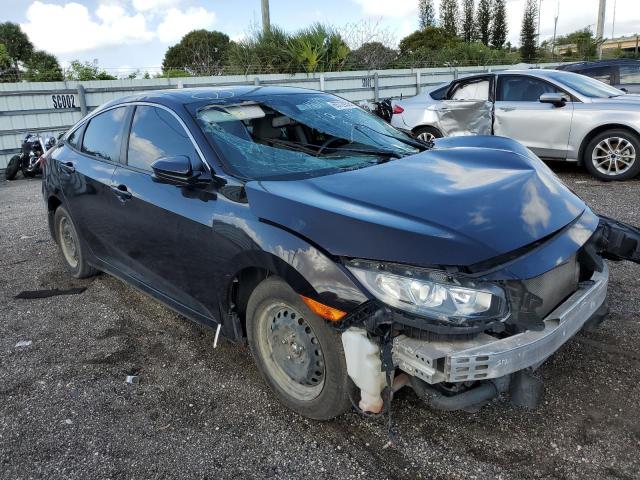 19XFC1F77JE003787 - 2018 HONDA CIVIC EXL أسود صورة 1