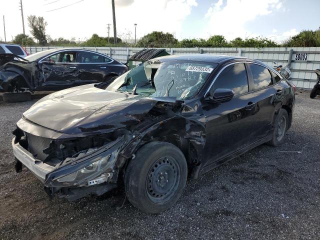 19XFC1F77JE003787 - 2018 HONDA CIVIC EXL أسود صورة 2