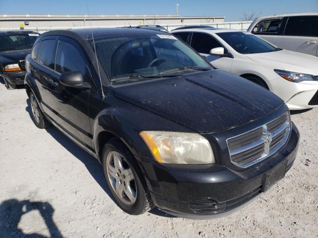 1B3HB28B58D747470 - 2008 DODGE CALIBER BLACK photo 1