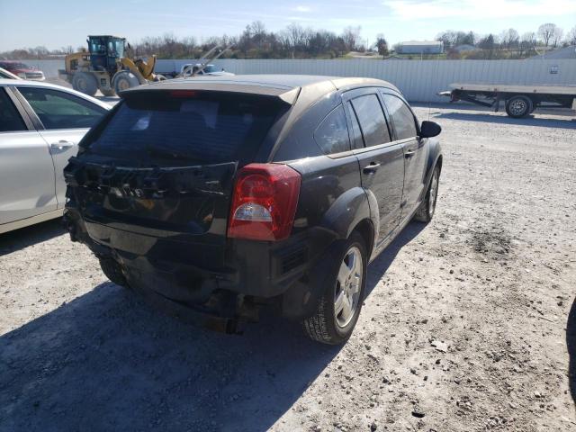 1B3HB28B58D747470 - 2008 DODGE CALIBER BLACK photo 4