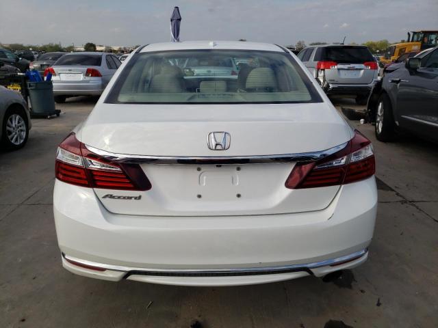 1HGCR2F88HA121023 - 2017 HONDA ACCORD EXL WHITE photo 6