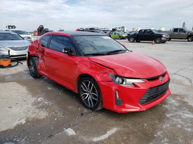 JTKJF5C78E3077464 - 2014 TOYOTA SCION TC RED photo 1
