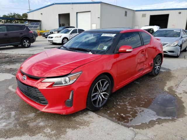 JTKJF5C78E3077464 - 2014 TOYOTA SCION TC RED photo 2