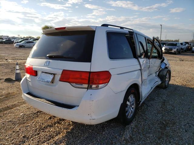 5FNRL3H65AB002032 - 2010 HONDA ODYSSEY EX WHITE photo 4