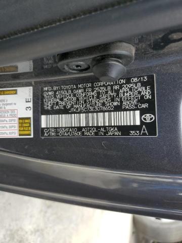 JTKJF5C73E3078652 - 2014 TOYOTA SCION TC Grafit fotoğraf 10