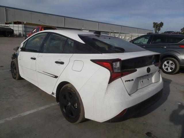 JTDKAMFU0N3172395 - 2022 TOYOTA PRIUS NIGH WHITE photo 3