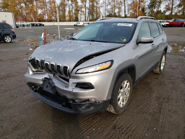 1C4PJMCB8GW243742 - 2016 JEEP CHEROKEE L SILVER photo 2