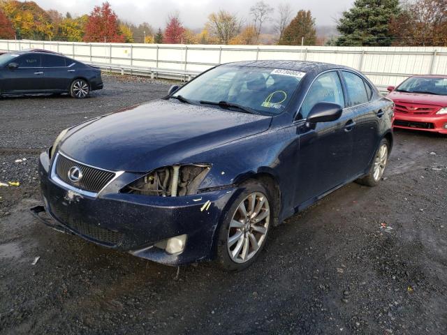 JTHCK262575010286 - 2007 LEXUS IS 250 BLUE photo 2