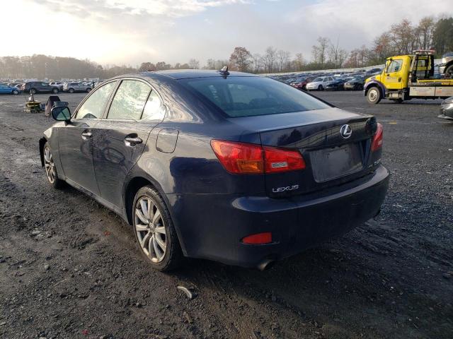 JTHCK262575010286 - 2007 LEXUS IS 250 BLUE photo 3