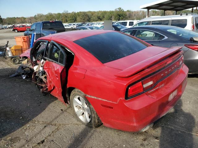 2C3CDXBG2DH622772 - 2013 DODGE CHARGER SE RED photo 3
