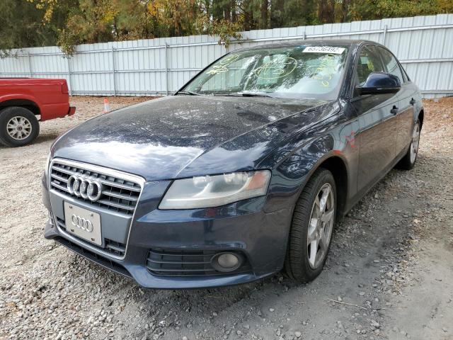 WAULF78K89N025946 - 2009 AUDI A4 BLUE photo 2