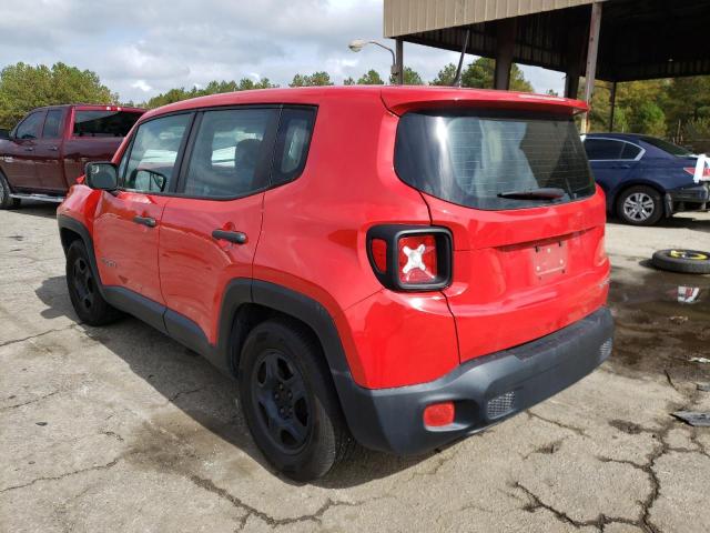 ZACCJAAT8FPC27156 - 2015 JEEP RENEGADE S RED photo 3