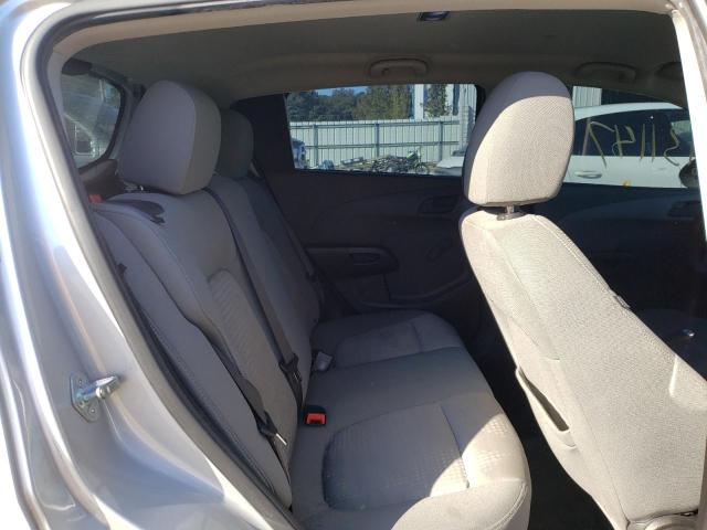 1G1JB6SH5G4149357 - 2016 CHEVROLET SONIC LS SILVER photo 6