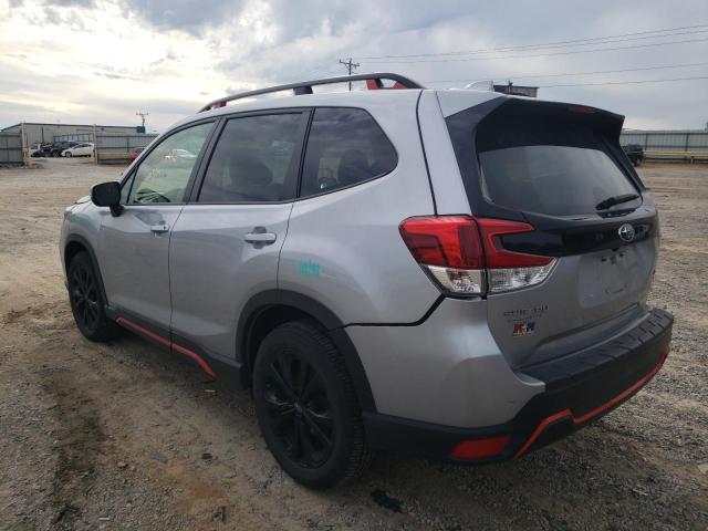 JF2SKALC8LH417100 - 2020 SUBARU FORESTER S SILVER photo 3