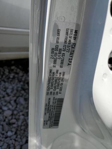 ZFBHRFAB7N6W60376 - 2022 RAM PROMASTER WHITE photo 10