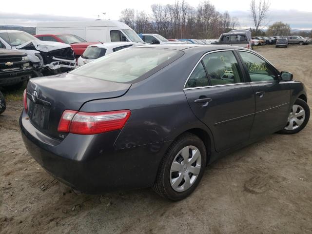 4T1BE46K37U078460 - 2007 TOYOTA CAMRY CE GRAY photo 4