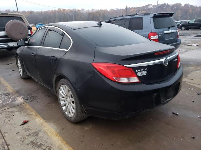 2G4GR5EK3C9125592 - 2012 BUICK REGAL BLACK photo 3