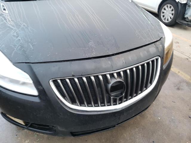 2G4GR5EK3C9125592 - 2012 BUICK REGAL BLACK photo 9