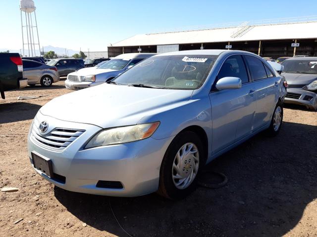 4T1BE46K77U623625 - 2007 TOYOTA CAMRY CE BLUE photo 2